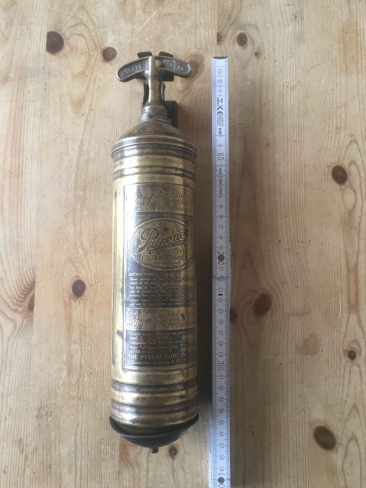 pyrene antique fire extinguisher value